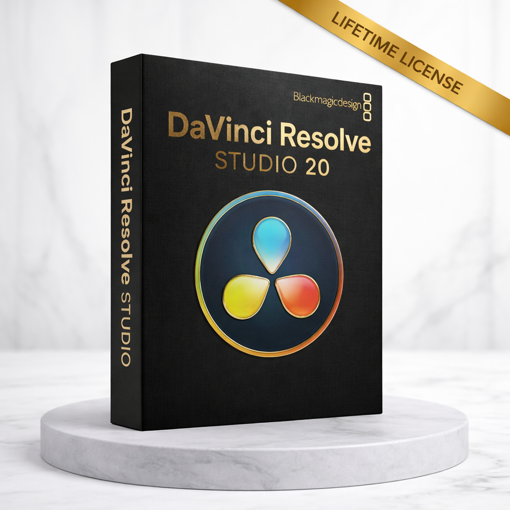 DaVinci Resolve Studio 20 Video Editing Software | Lifetime License