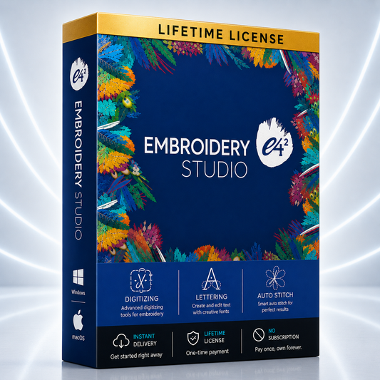 Wilcom e4.2 Embroidery Software | Lifetime License
