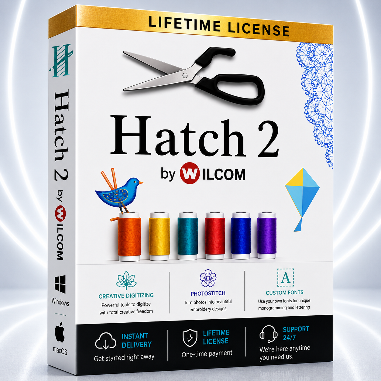 Hatch 2 Embroidery Software | Lifetime License