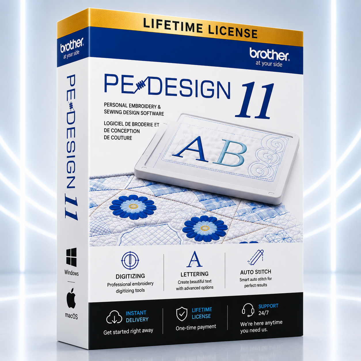 PE-Design 11 Embroidery Software | Lifetime License